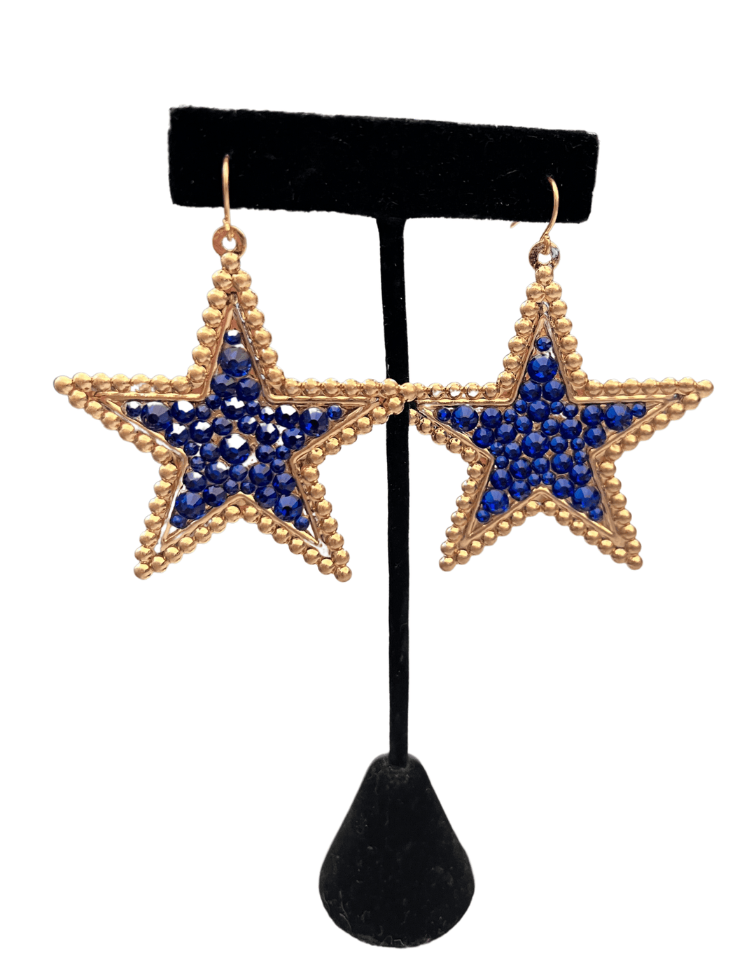 gift boutique for women in Houston astros fans blue star earrings