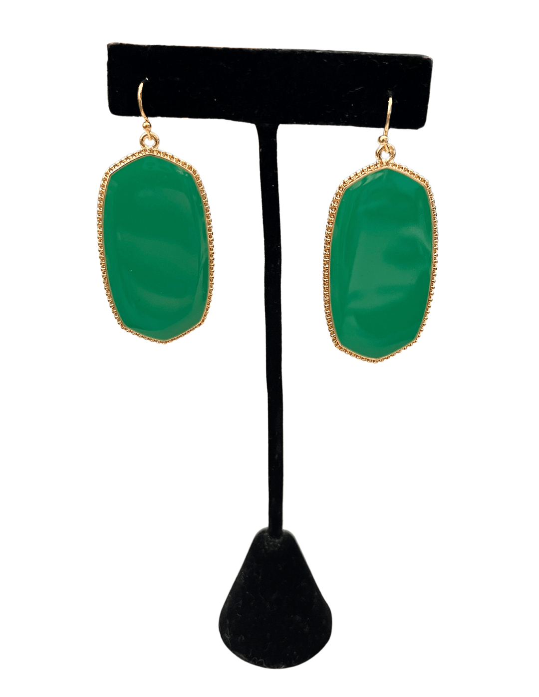 kendra brand style shapes earrings tres chic boutique colorful kelly green