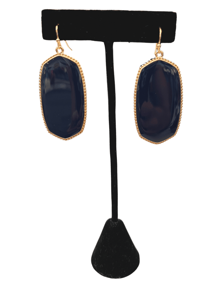 kendra brand style shapes earrings tres chic boutique colorful navy blue