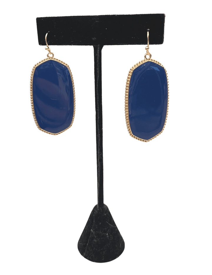 kendra brand style shapes earrings tres chic boutique colorful royal blue