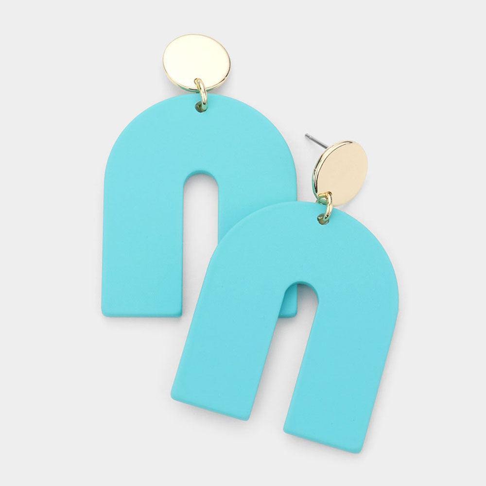 Arched Dangle Earrings - Très Chic