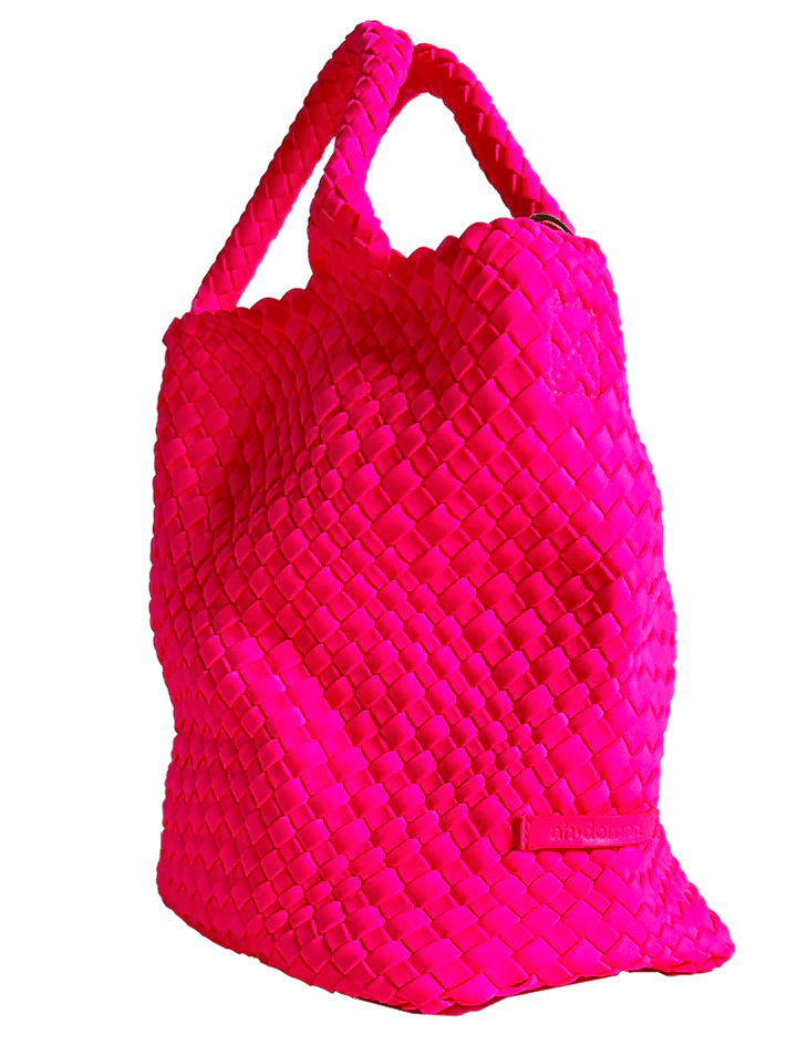 online boutique tres chic houston Woven Neoprene Tote- 2 Handle inexpensive 