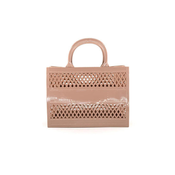 Jelly Perforated Tote (6 Colors) - Très Chic