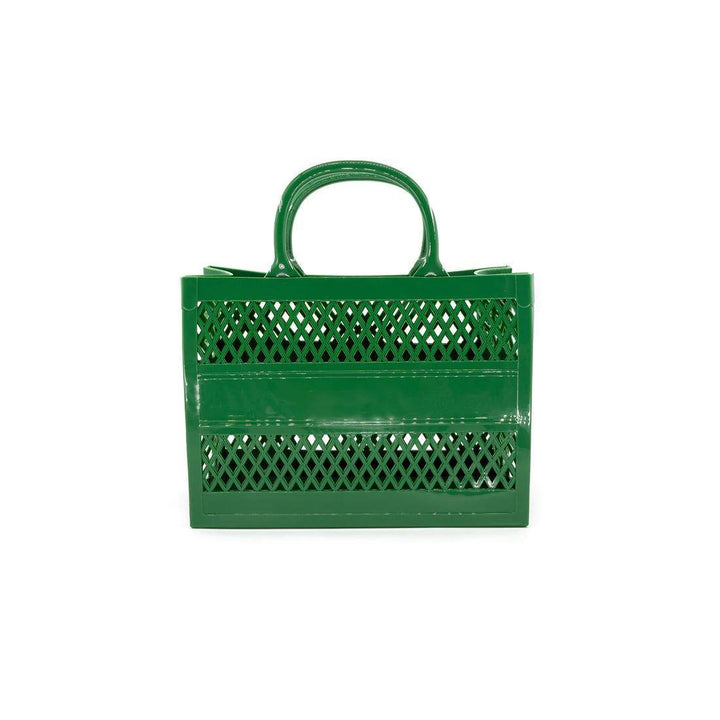 Jelly Perforated Tote (6 Colors) - Très Chic