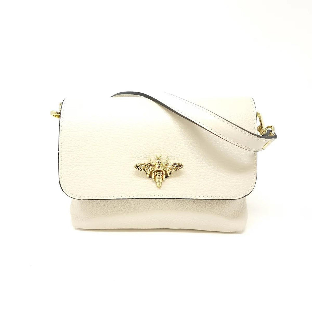 tres chic boutique bee butterfly leather small handbag clutch crossbody german fuentes
