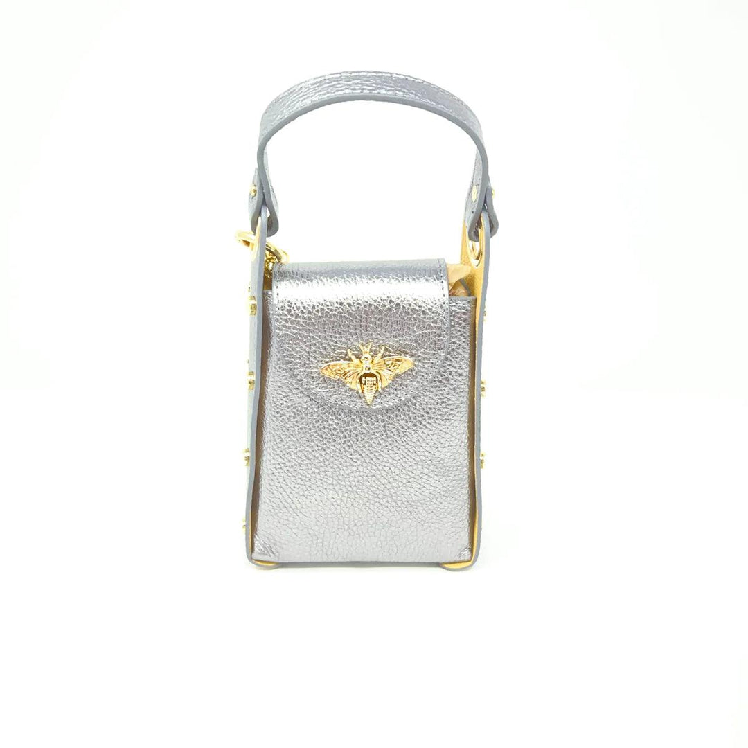 小物 Bee Leather Hex Bee Pouch - Wool & Honey 小物 Bee Leather Hex Bee Pouch - Wool & Honey