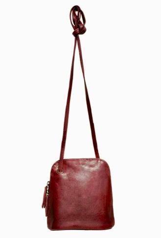 Womens leather crossbody boutique handbag