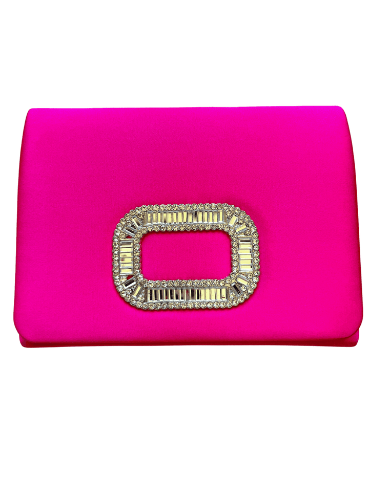 online store shipping evening accessories satin red and hot pink