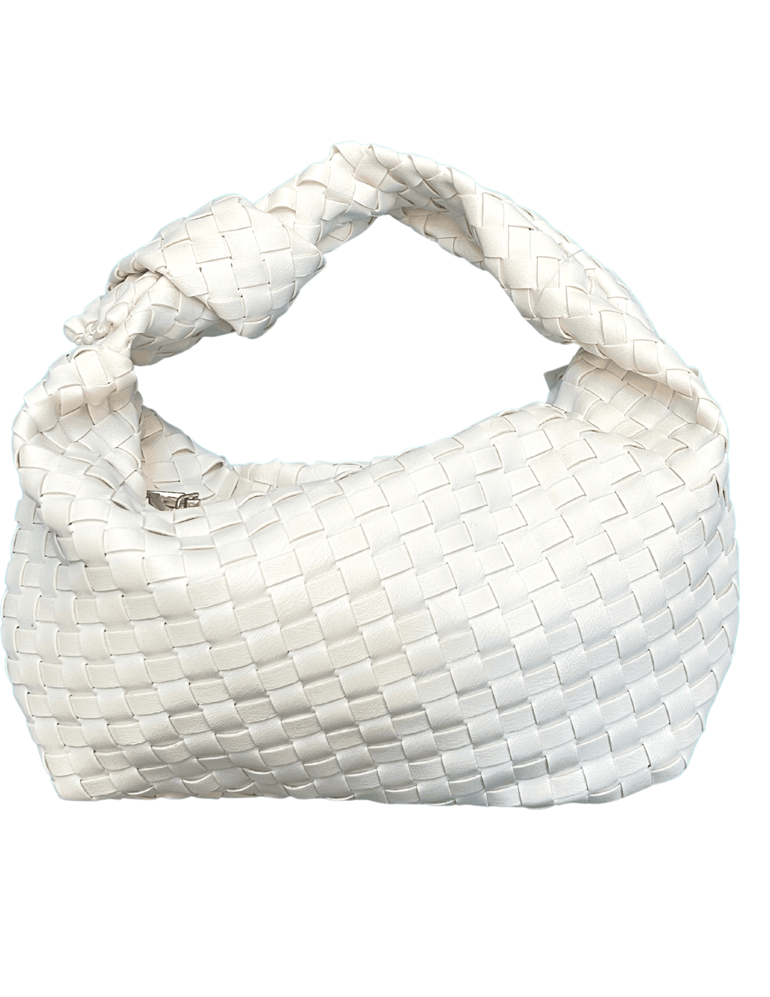 white hobo bag with knot houston clothing boutique