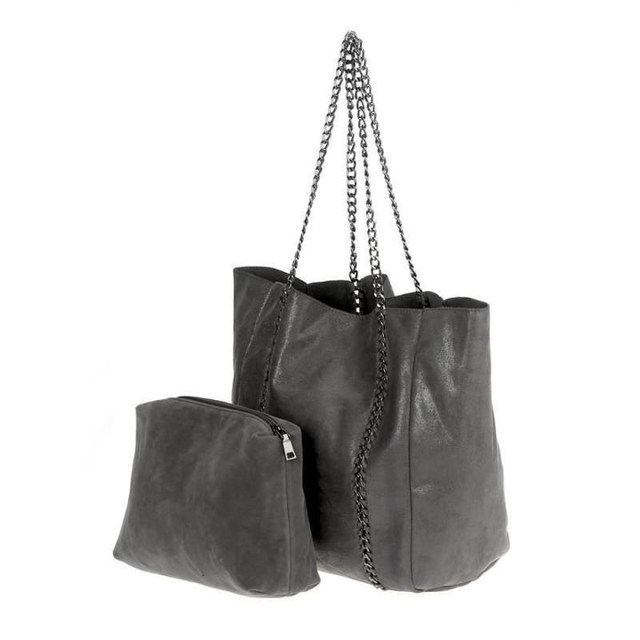 Chain Detailed Tote - Tres Chic Houston