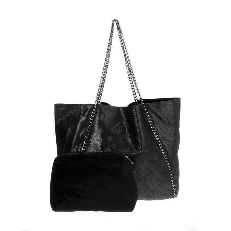 Chain Detailed Tote - Tres Chic Houston