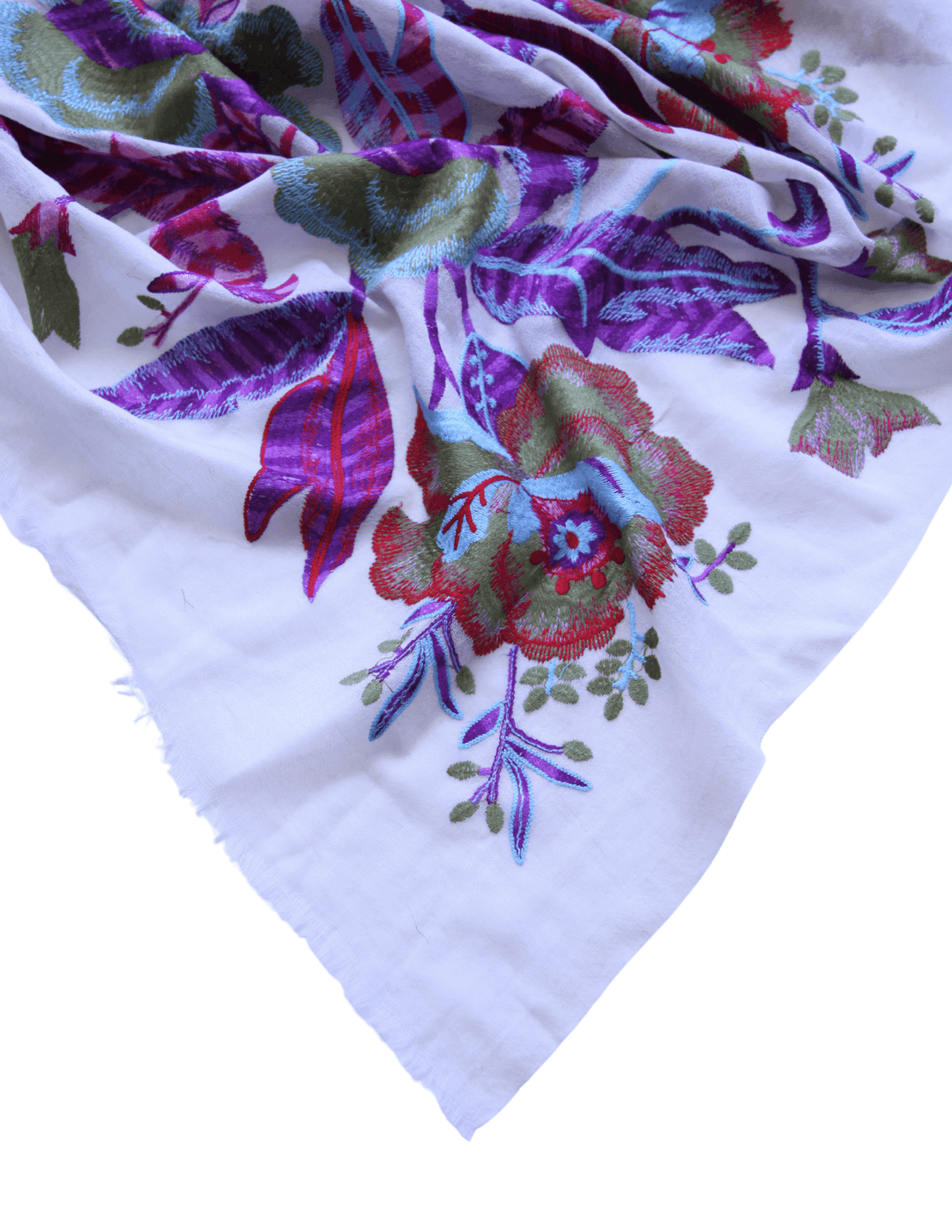 Embroidered Jasmine Shawl | Houston Texas Embroidered Jasmine Shawl | Houston Texas