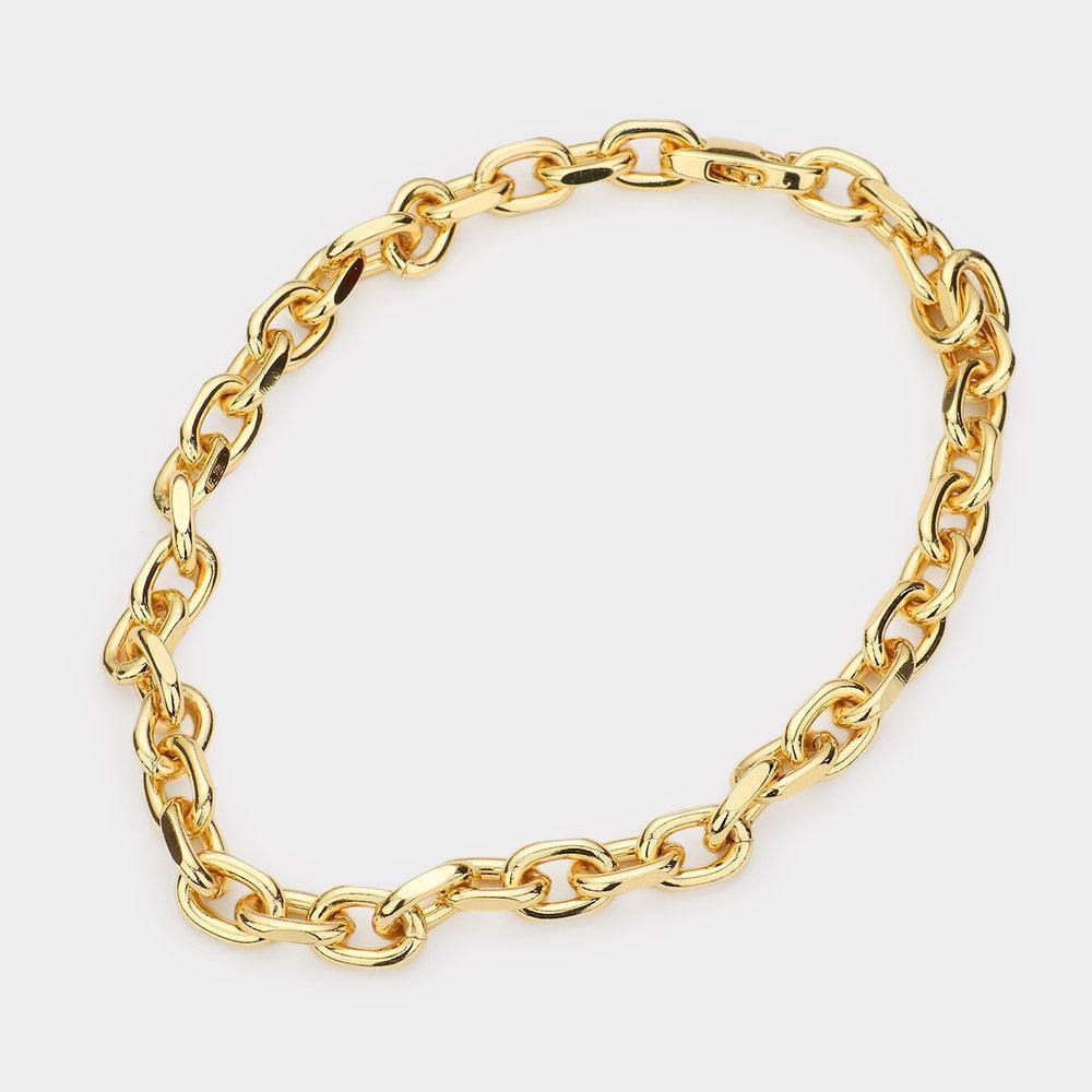 18K Thick Chain Necklace - Très Chic
