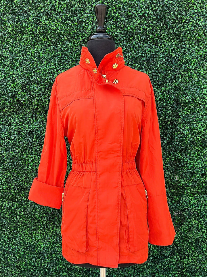 color pop fully water proof rain coat high quality ciao milano boutique houston