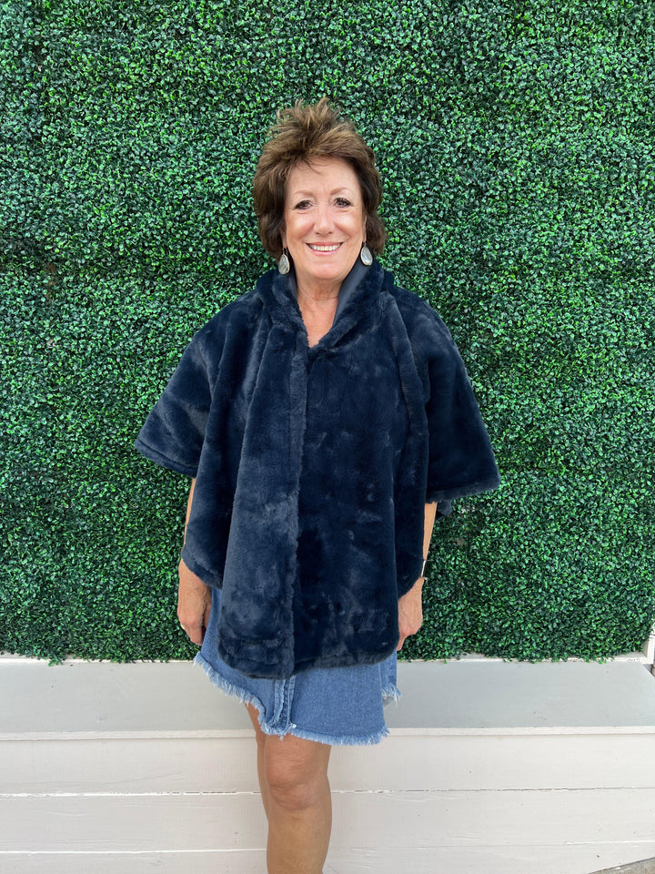 faux fur wrap cape houston texas online trendy boutique womens gifts