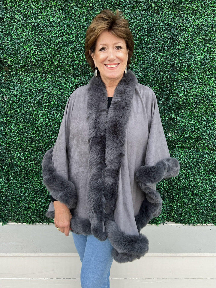 trendy womens online boutique near me tres chic faux fur wraps and capes gift ideas missy