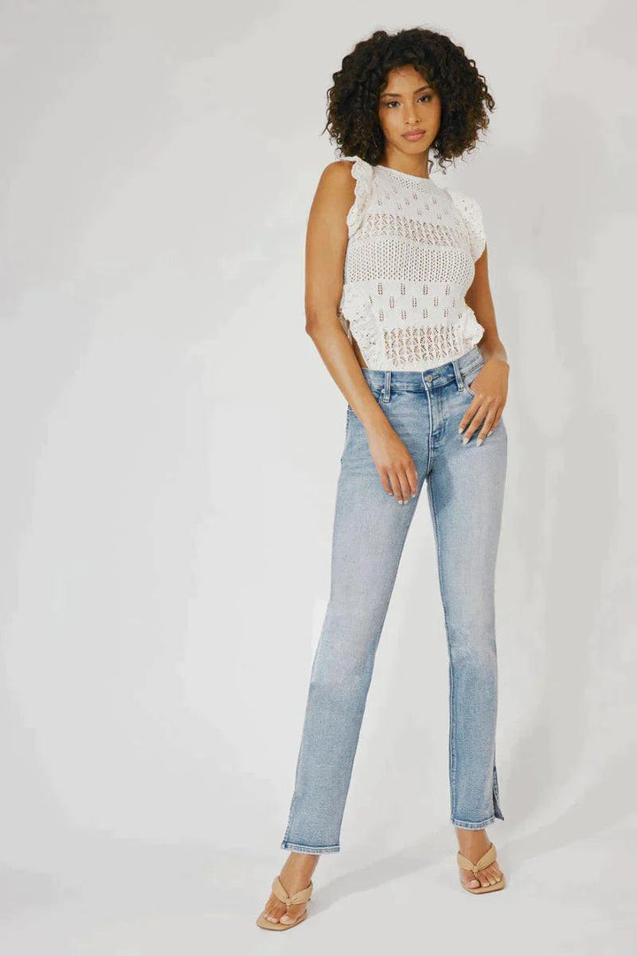 Senior women's shopping boutique stylish jeans