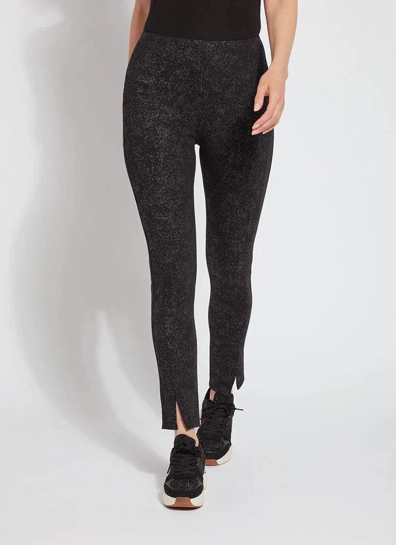 Foil Denim Legging Lysse Clothing Boutique Black Metallic L
