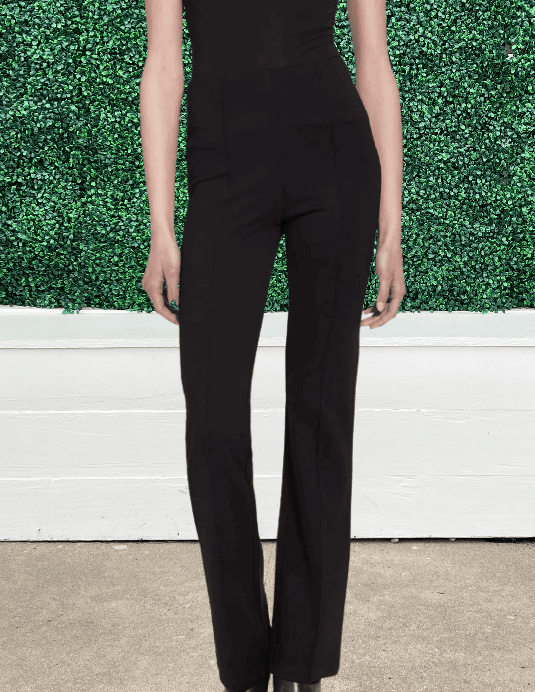 Stretch Straight leg Ponte Pants | Dress Pants Boutique Black 33" inseam / S Stretch Straight leg Ponte Pants | Dress Pants Boutique Black 33" inseam / S