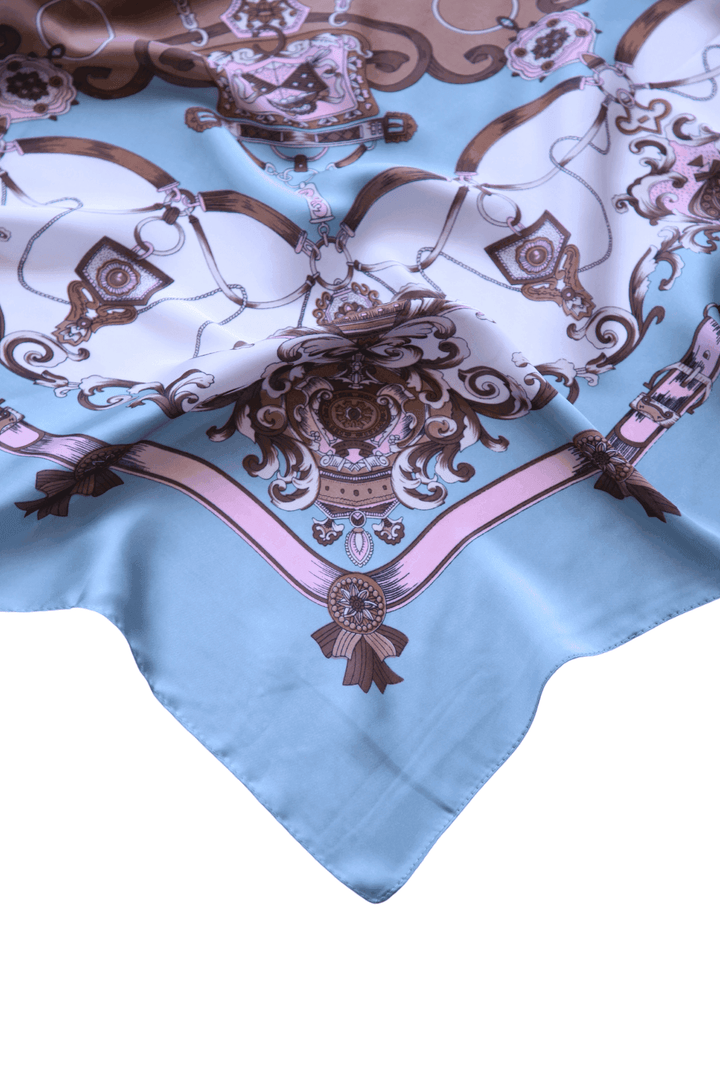 Royalty Large Square Scarf - Très Chic