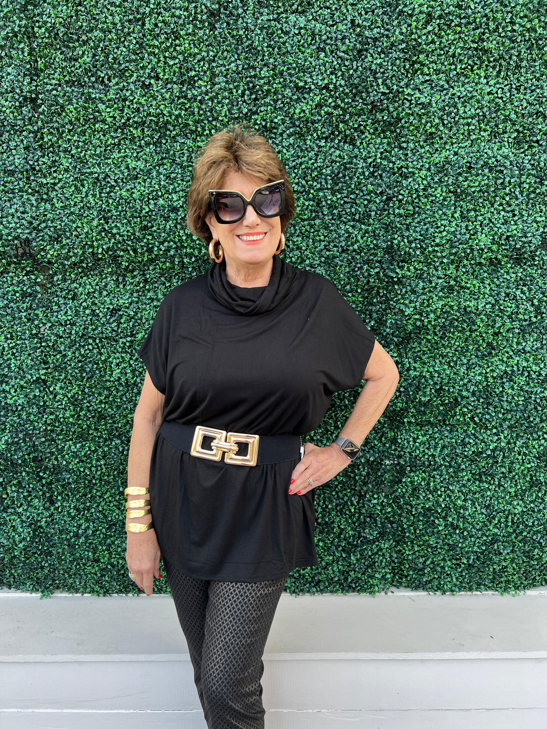 Cowl Neck Tunic (with pockets!) - Main Image