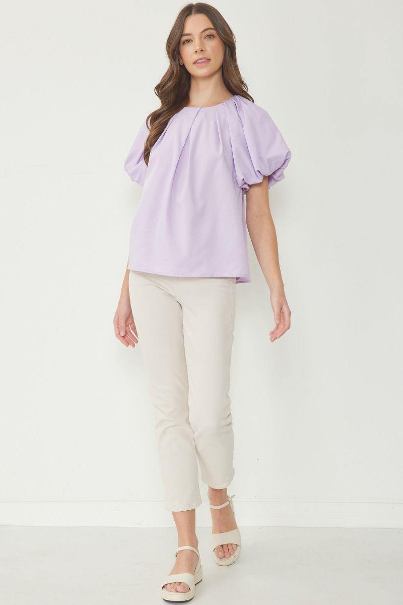 southern style houston boutique puff sleeve