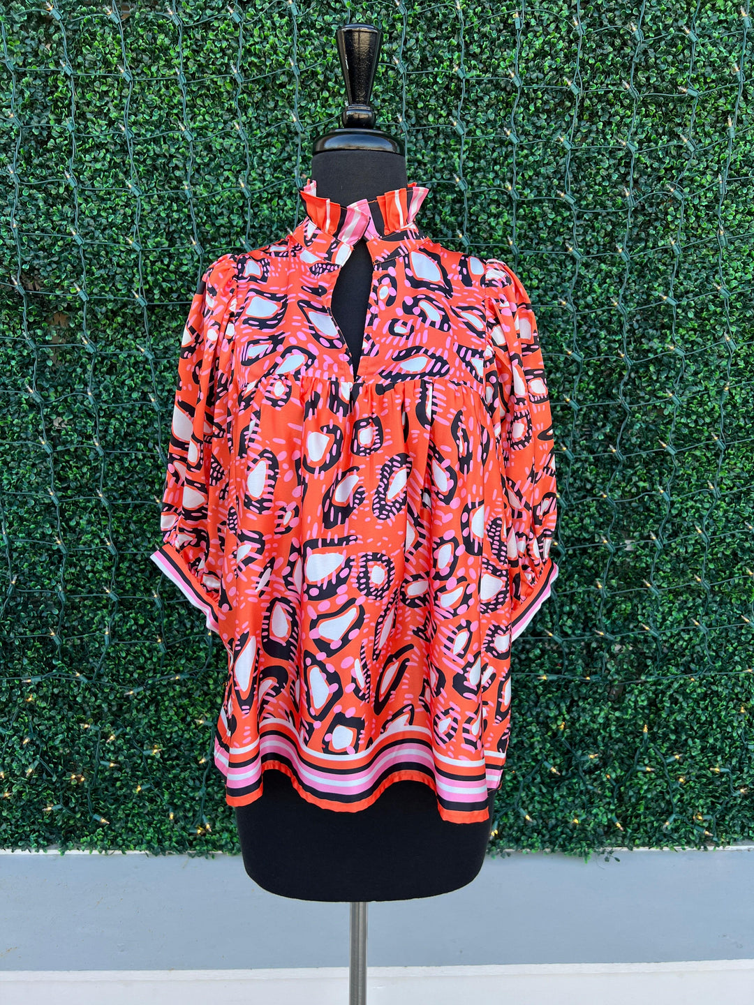 Safari Sunset Ruffle Blouse | Jade Brand | Women's Online Boutique ...