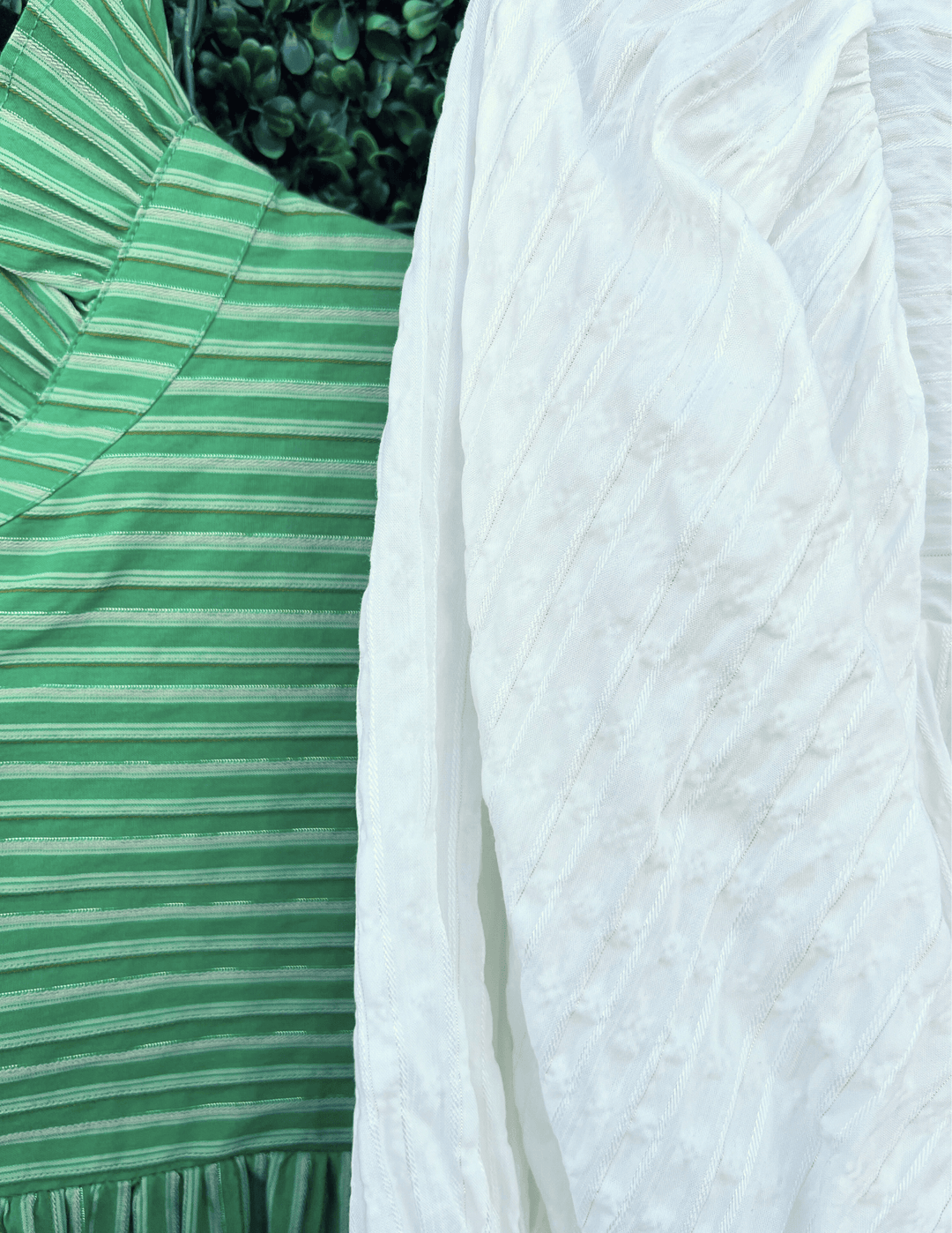 puff sleeve jade brand ruffle neck blouse stripe best online boutique