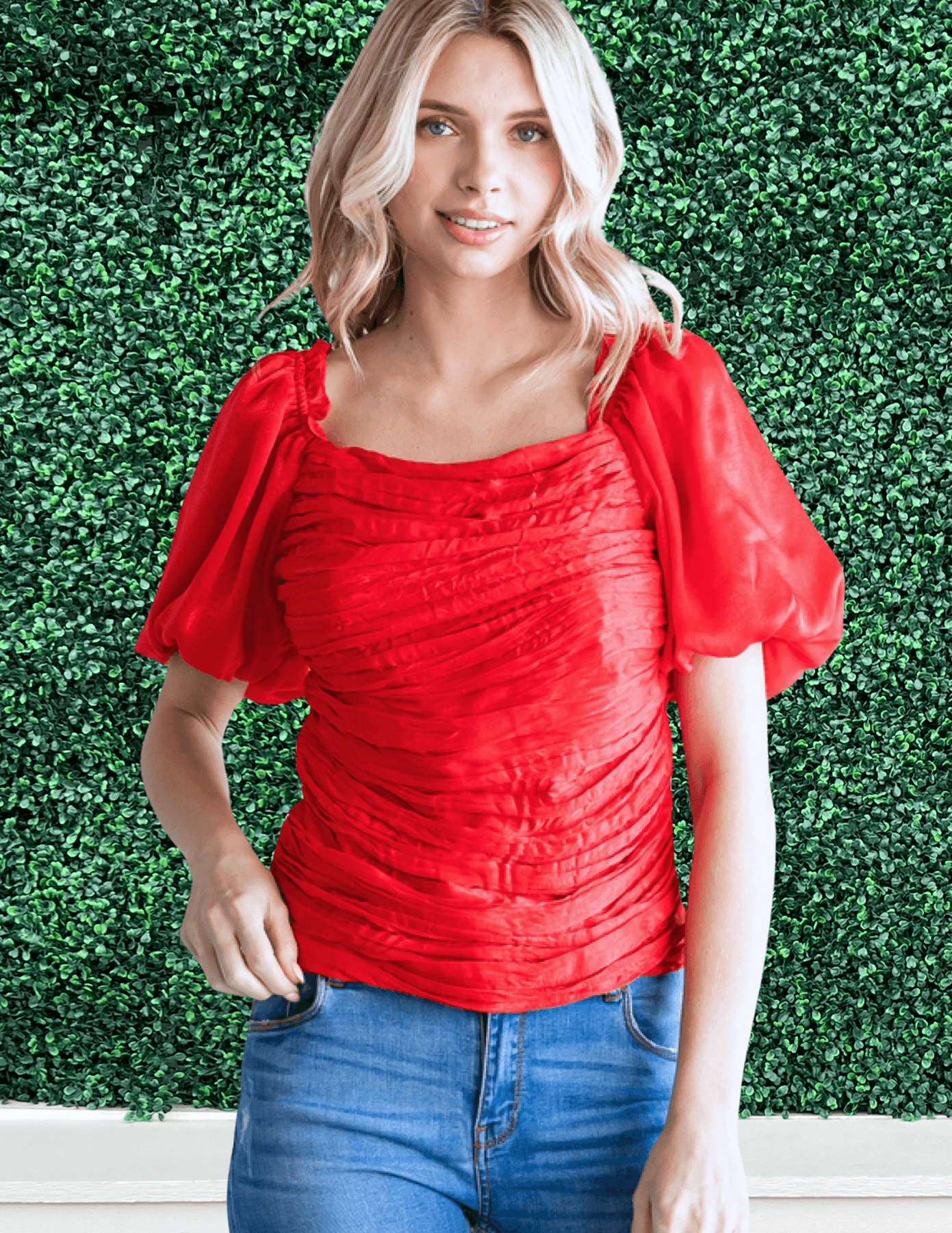 Ruched On/Off Shoulder Blouse | Jodifl Brand | Women's Boutique