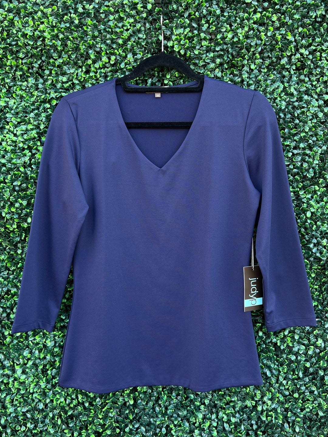 online boutique navy blue shirt