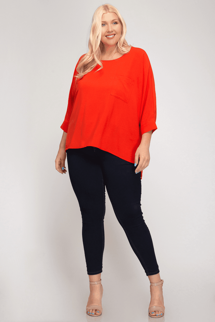 Dolman Sleeved Top - Tres Chic Houston