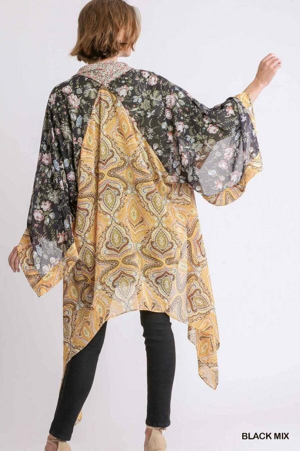 Patchwork Scarves Kimono houston online boutique