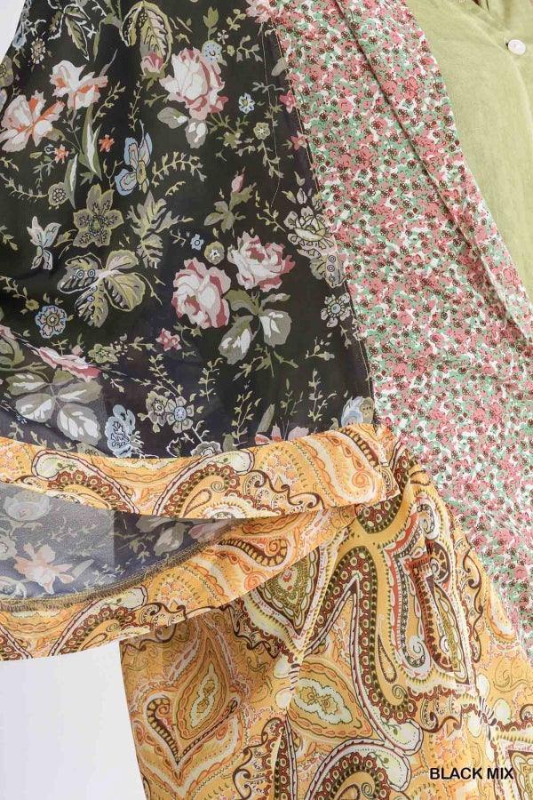 Patchwork Scarves Kimono texas online houston boutique women