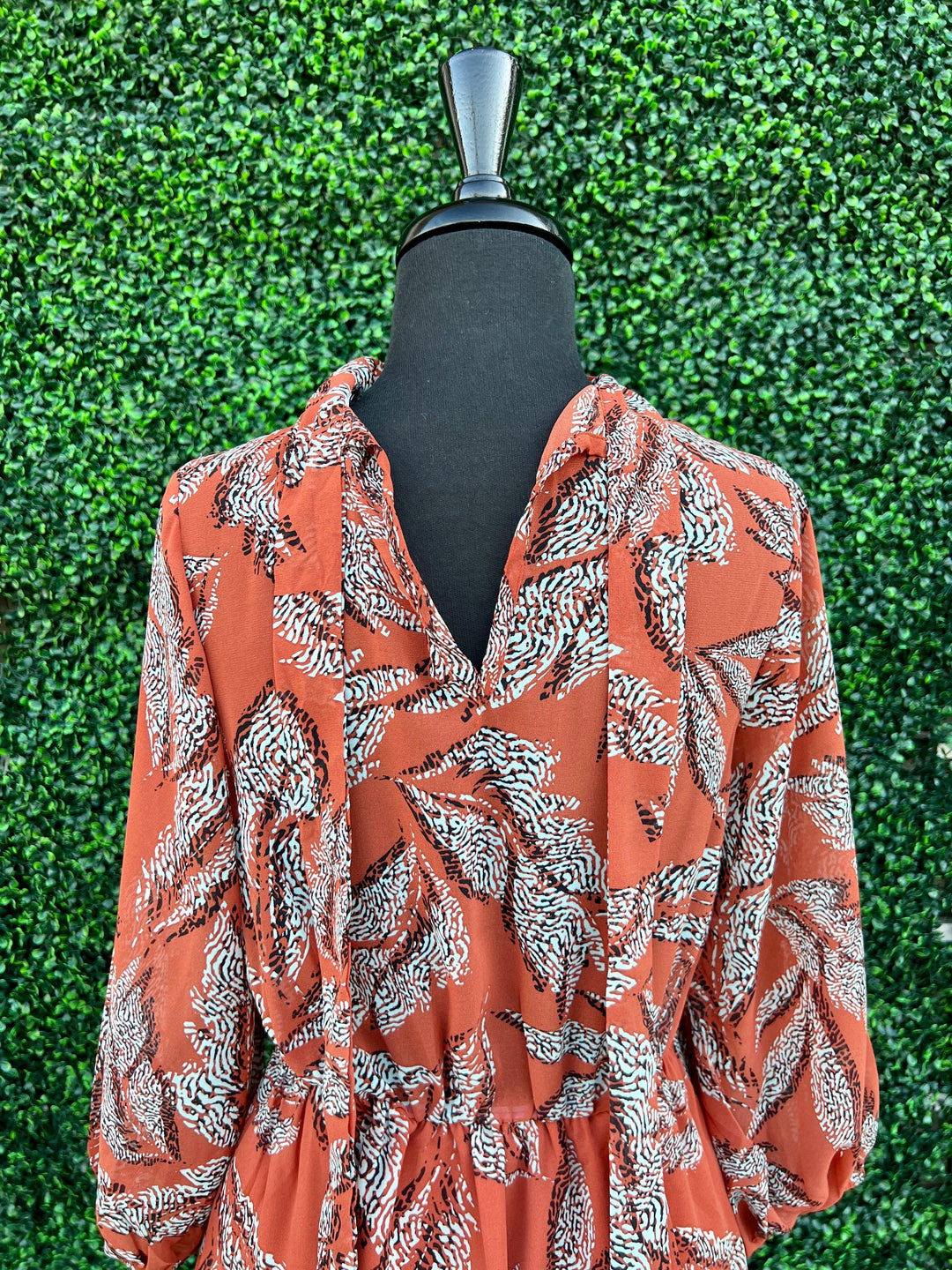 Fall Leaves Dress | Dress Boutique Houston Trs Chic Boutique Fall Leaves Dress | Dress Boutique Houston Trs Chic Boutique