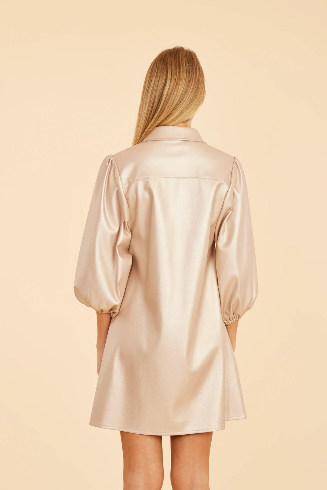 Leather Button Down Dress | Women's Boutique | Houston Texas Trs Chic Boutique Leather Button Down Dress | Women's Boutique | Houston Texas Trs Chic Boutique